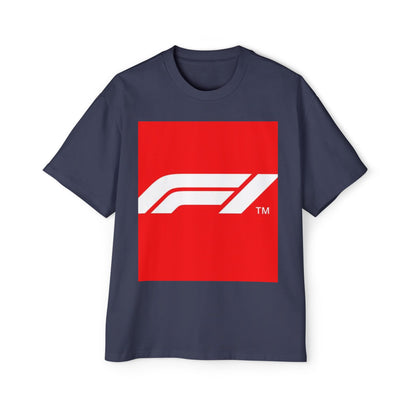 Racing Graphic Tee — Bold Red F1 Logo Shirt