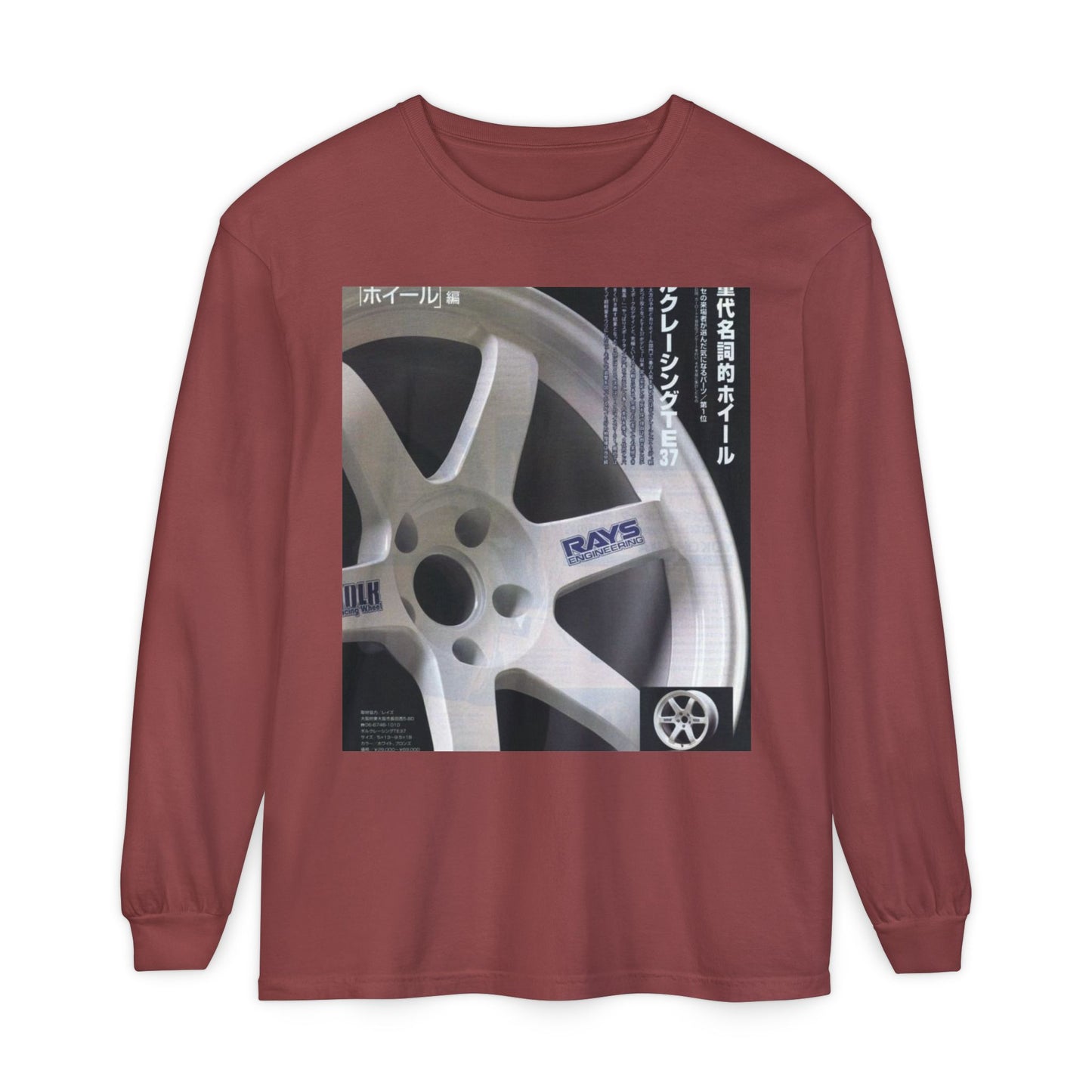 Rays Wheel Graphic Long Sleeve Tee