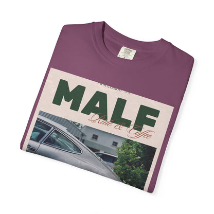 Vintage Porsche Photo Tee — "MALF Live to Ride" Graphic T-Shirt