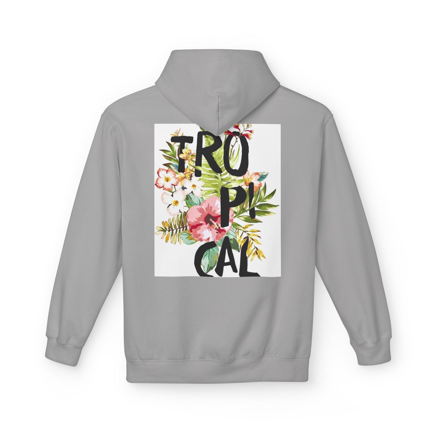 Tropical Floral Hoodie for Summer Vibes | Unisex Softstyle Fleece