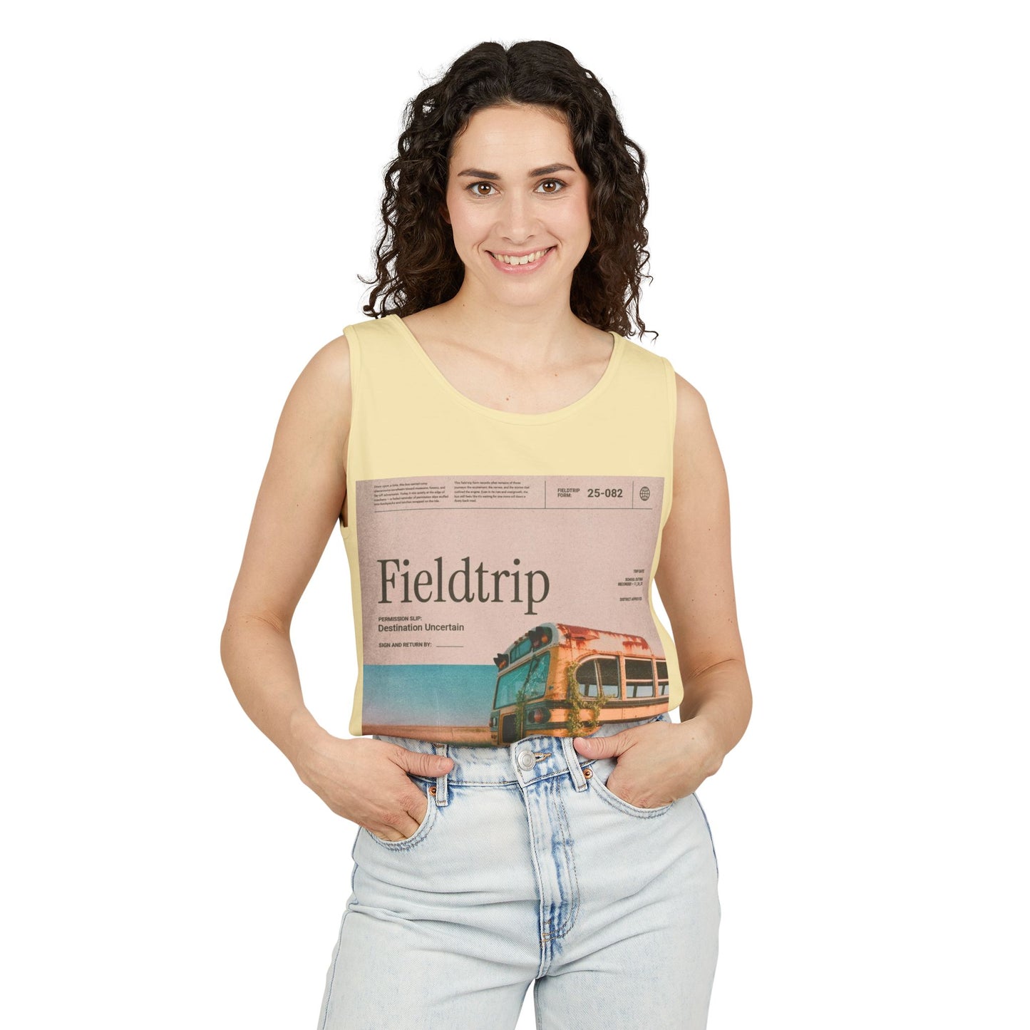 Fieldtrip Vintage Bus Tank Top — Retro Travel Graphic Tank