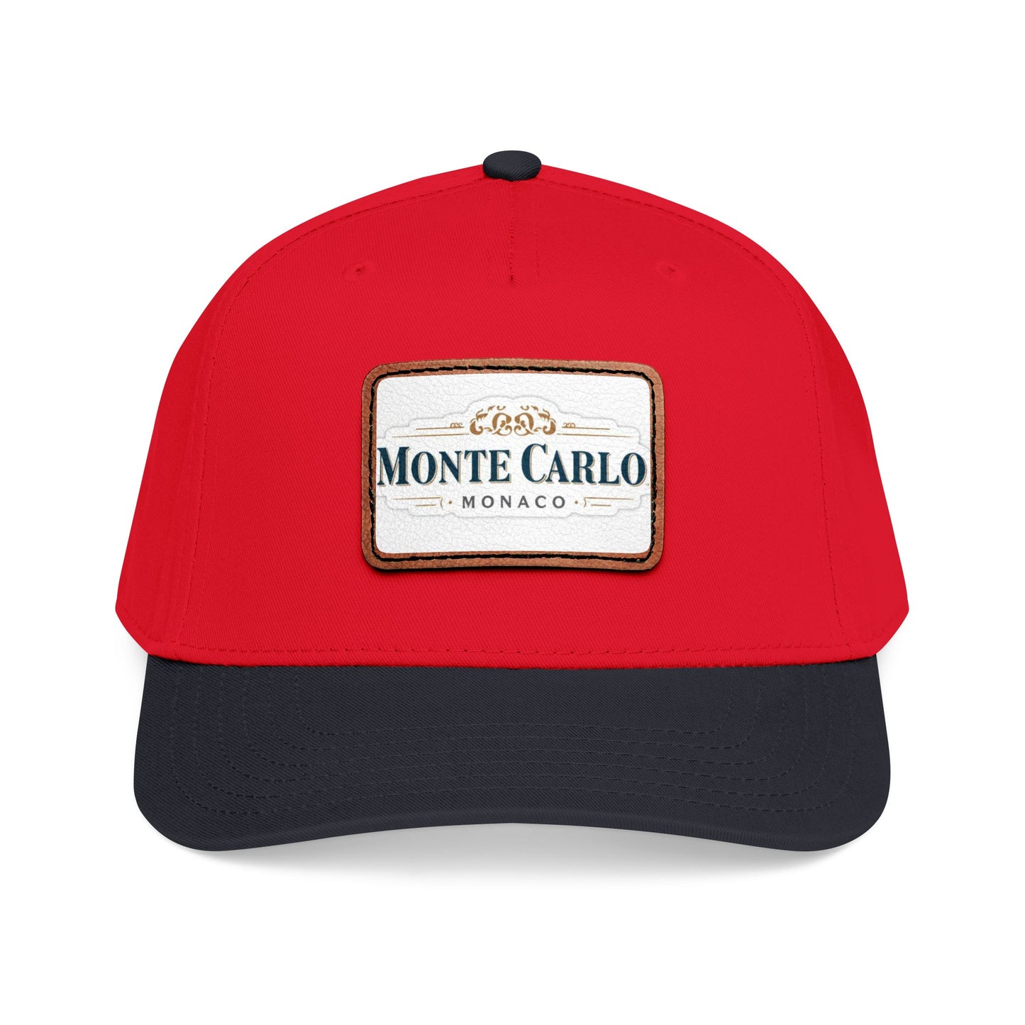 Monte Carlo Leather Patch Baseball Cap
