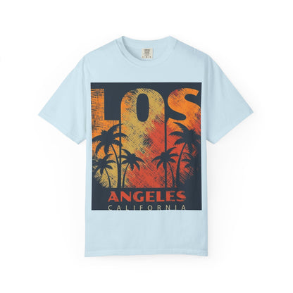 Los Angeles Sunset T-Shirt | Unisex Garment-Dyed Tee