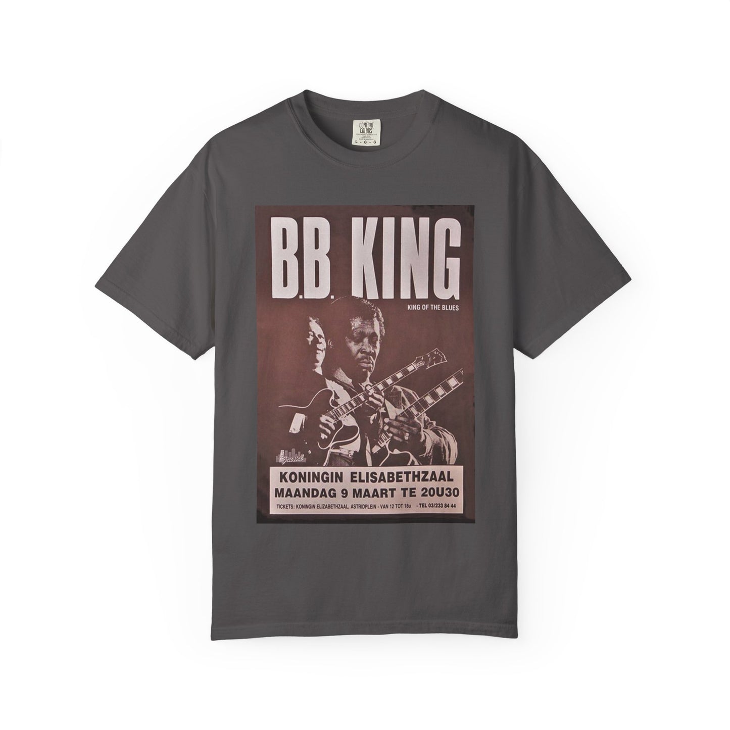 BB King Tribute Unisex Garment-Dyed T-Shirt - King of the Blues Graphic Tee