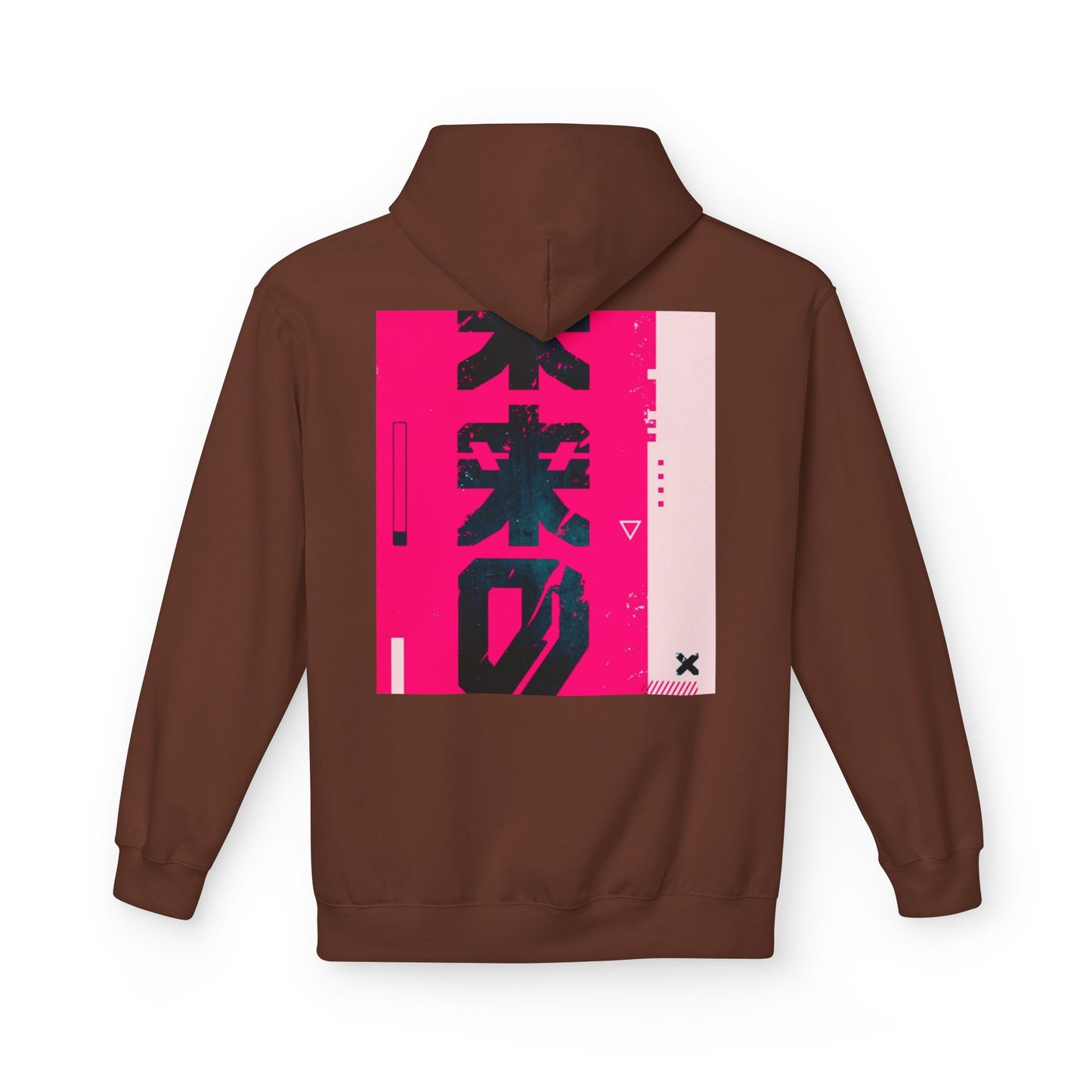 Hoodie • Neon Japanese Graphic "未来" Streetwear Pullover