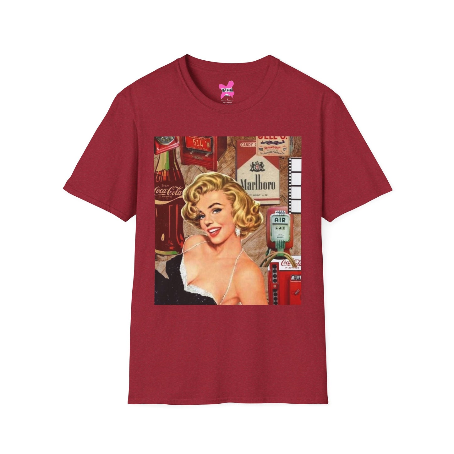 Retro Marilyn Monroe Unisex Softstyle T-Shirt - Vintage Glamour Tee