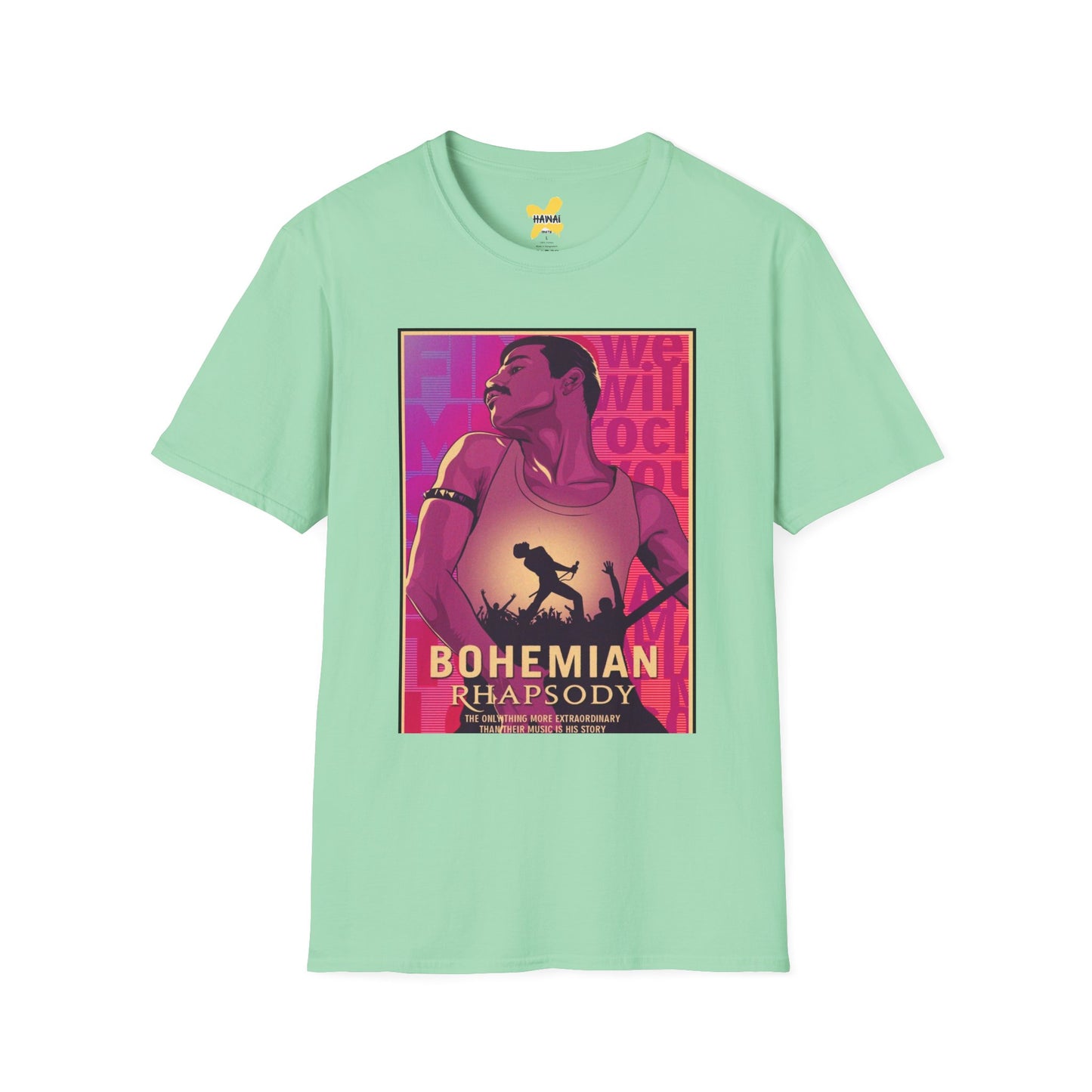 Bohemian Rhapsody Unisex Softstyle T-Shirt - Retro Music Fan Tee