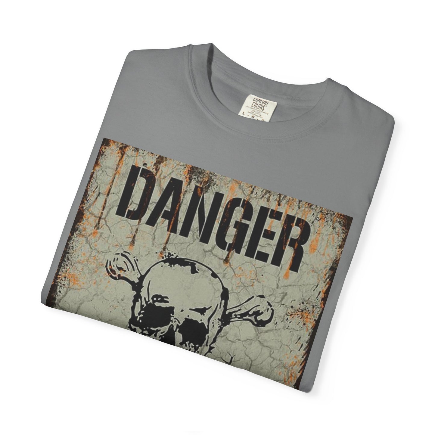 High Voltage Skull T-Shirt – Unisex Garment-Dyed Tee