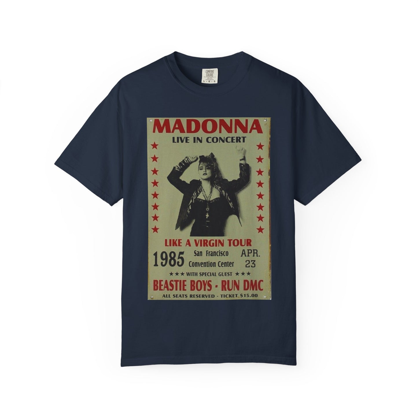 Retro Concert T-Shirt - Madonna 'Like a Virgin' Tour