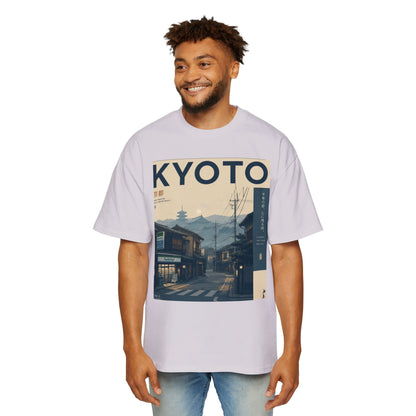 Kyoto Vintage Travel Tee — Japanese Street Scene Graphic T-Shirt