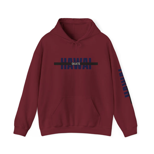 Hawaii Skate Hoodie - Cozy Unisex Heavy Blend Sweatshirt, Perfect for Beach Days, Skateboarding, Casual Outings, Gift Idea