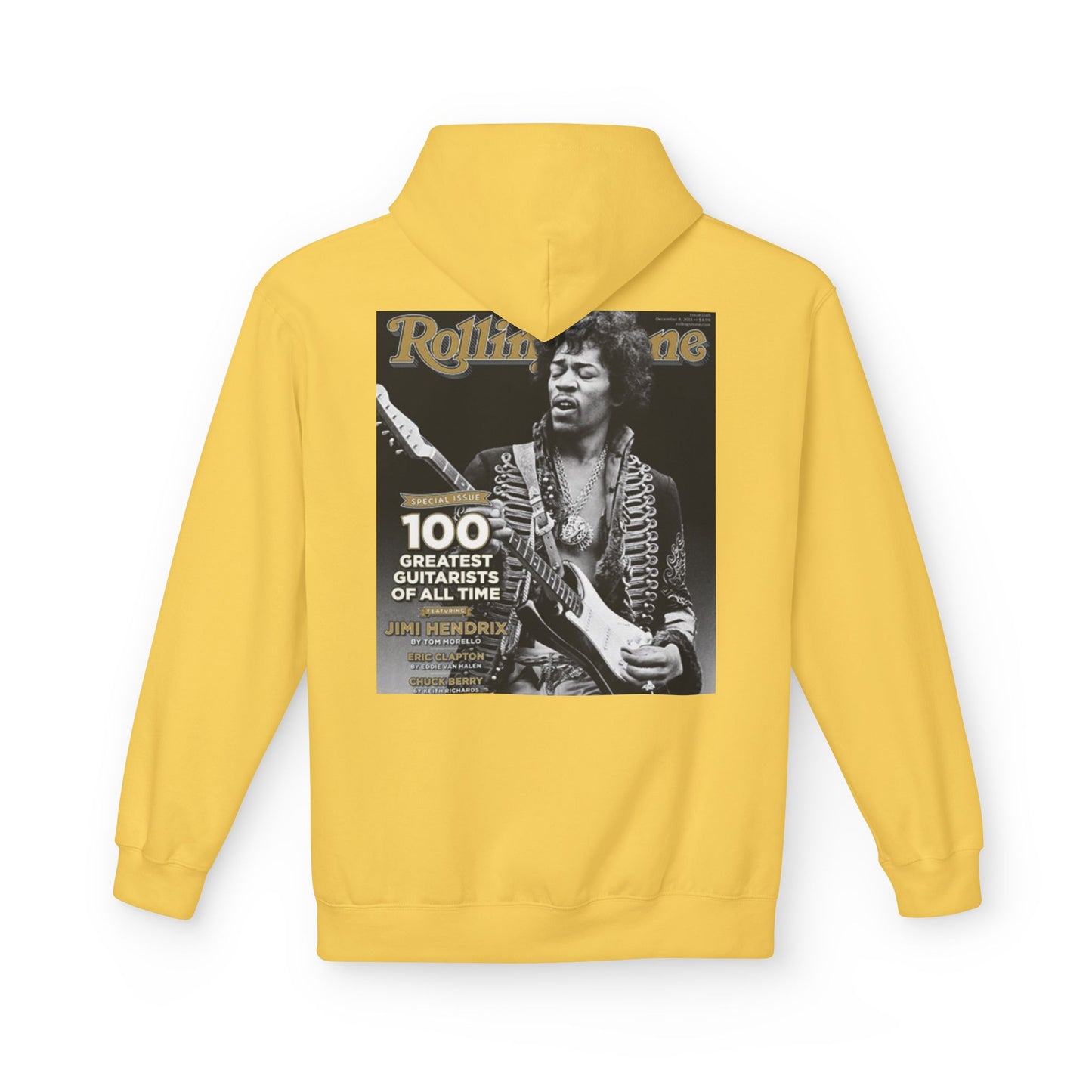 Jimi Hendrix Tribute Fleece Hoodie - Unisex Midweight Softstyle