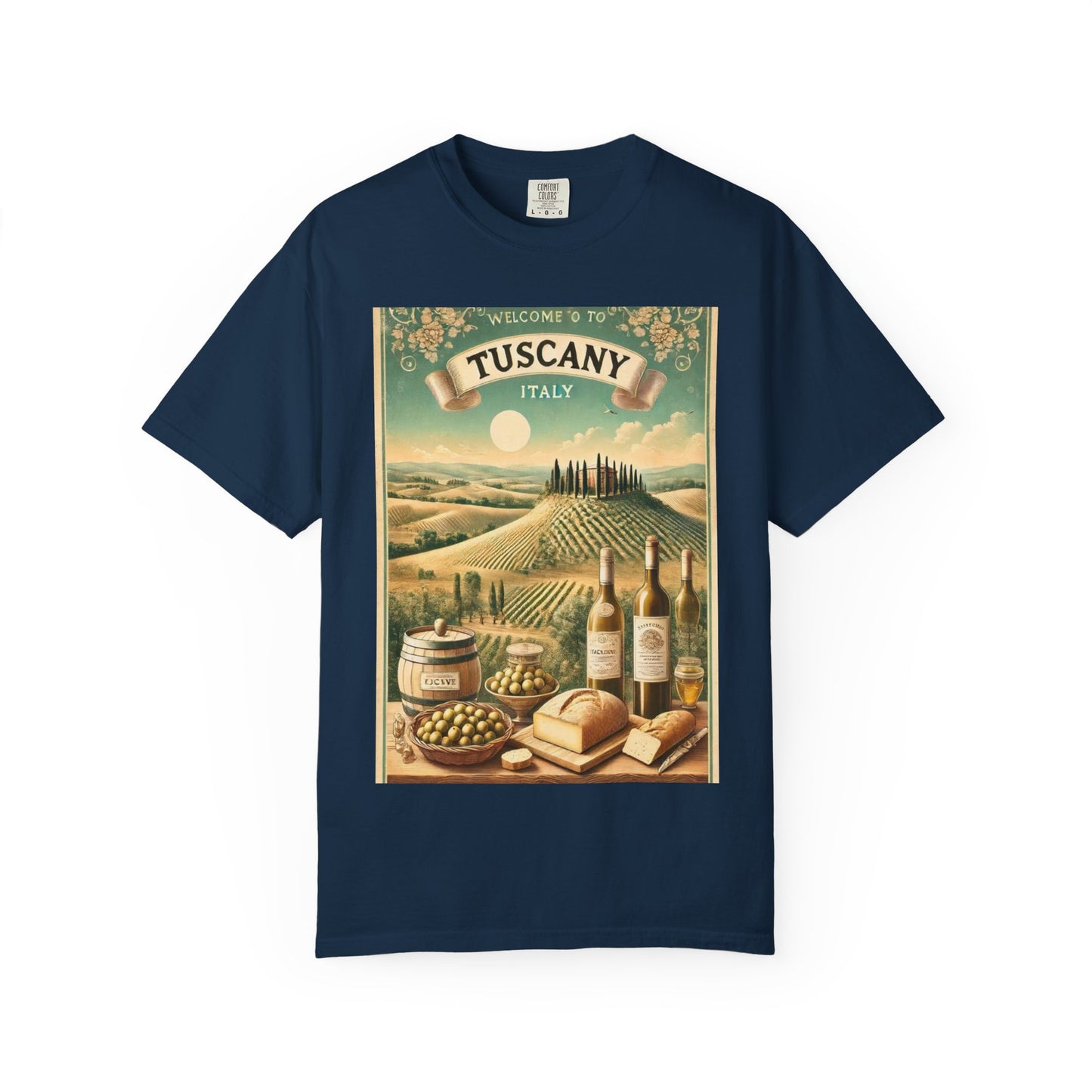 Vintage Tuscany Scene Unisex T-Shirt