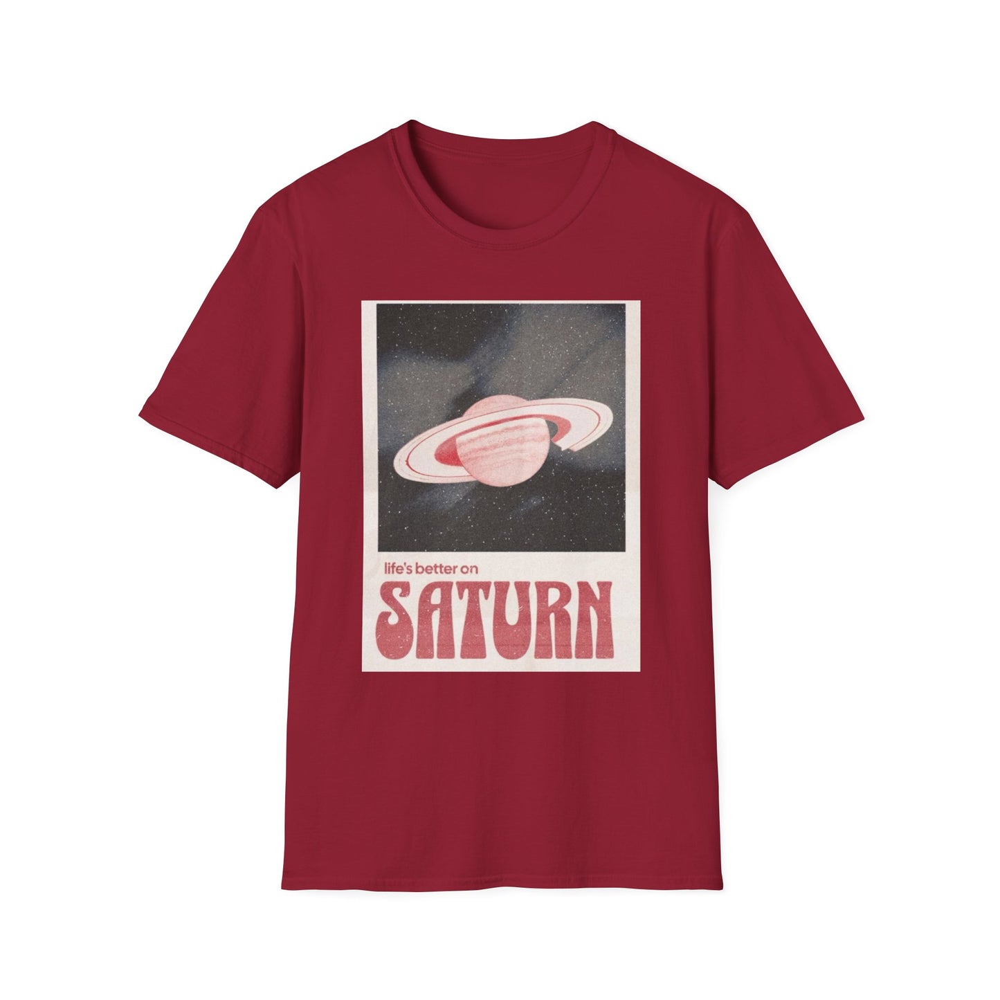 Vintage Saturn Graphic T-Shirt, Retro Space Tee, Unisex Casual Wear, Planet Lovers Gift, Cool Astronomy Shirt