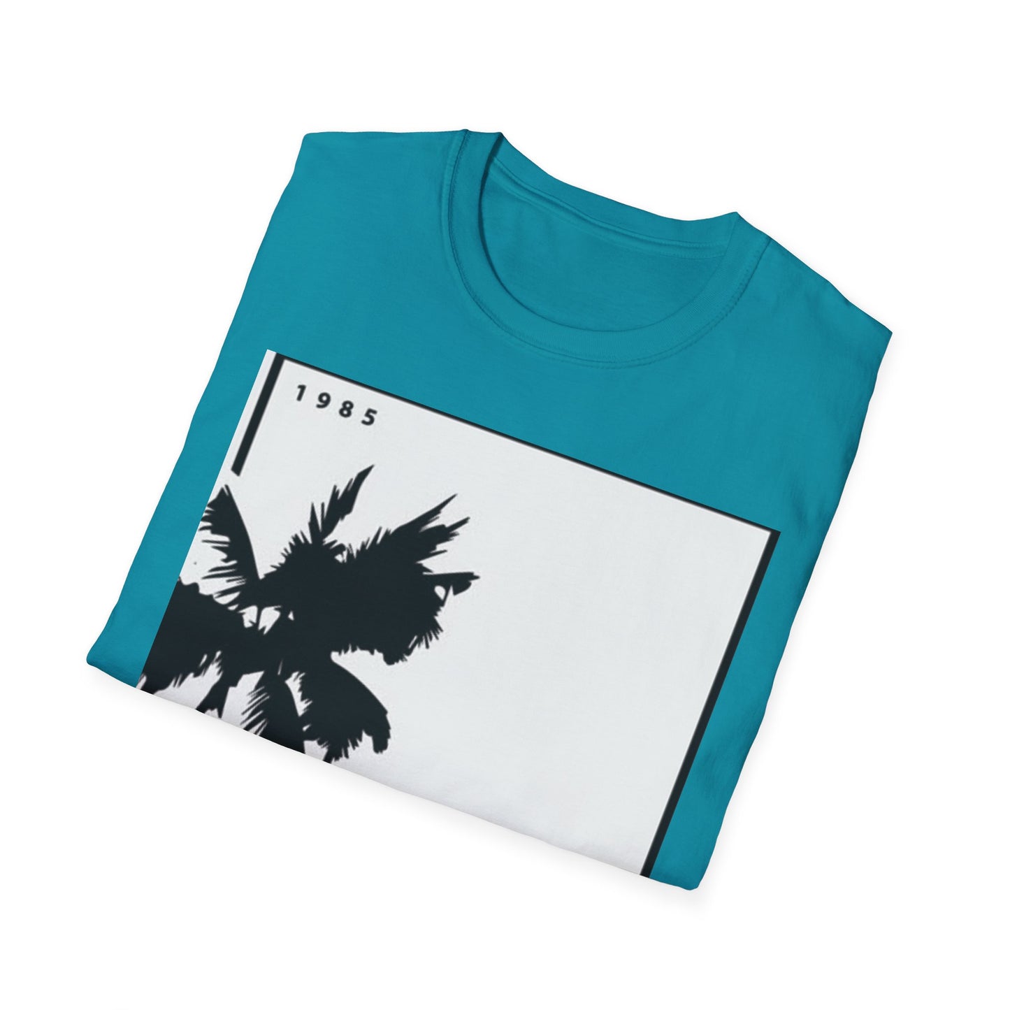 Tropical Palm Graphic Tee - Vintage Summer Vibes, Vacation Shirt, Unisex Casual Wear, Gift for Beach Lovers, 1985 Design
