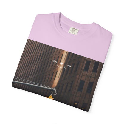 New York City Traffic Light Photo T‑Shirt — Urban Streetwear Tee