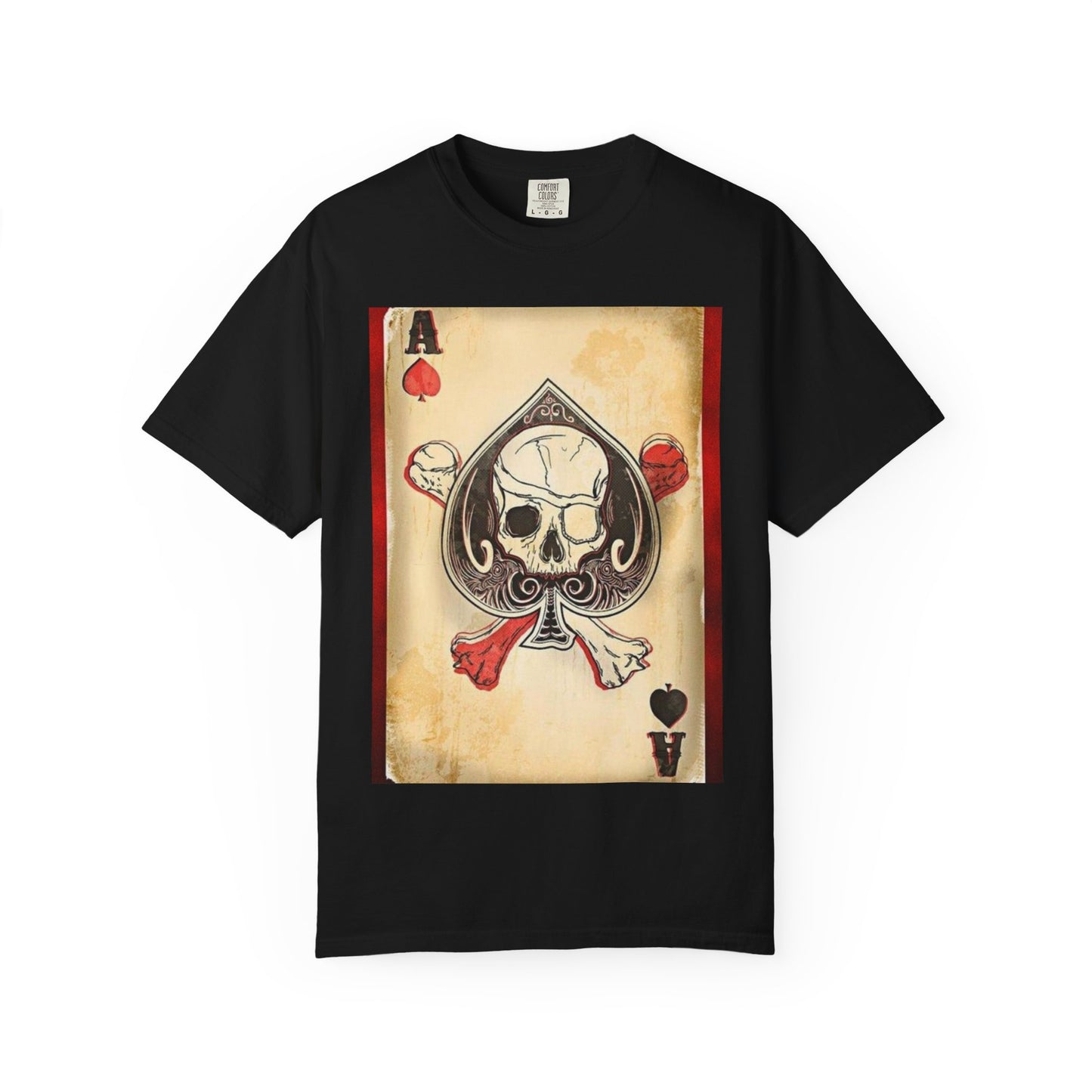 Vintage Skull & Ace of Spades Unisex T-Shirt - Perfect for Gamers and Rock Fans