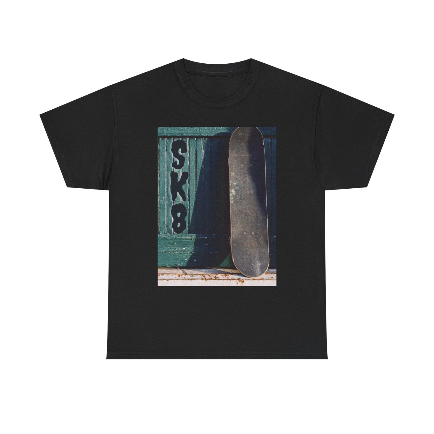 Skateboarding Vibes Unisex Heavy Cotton Tee - Perfect Gift for Skaters