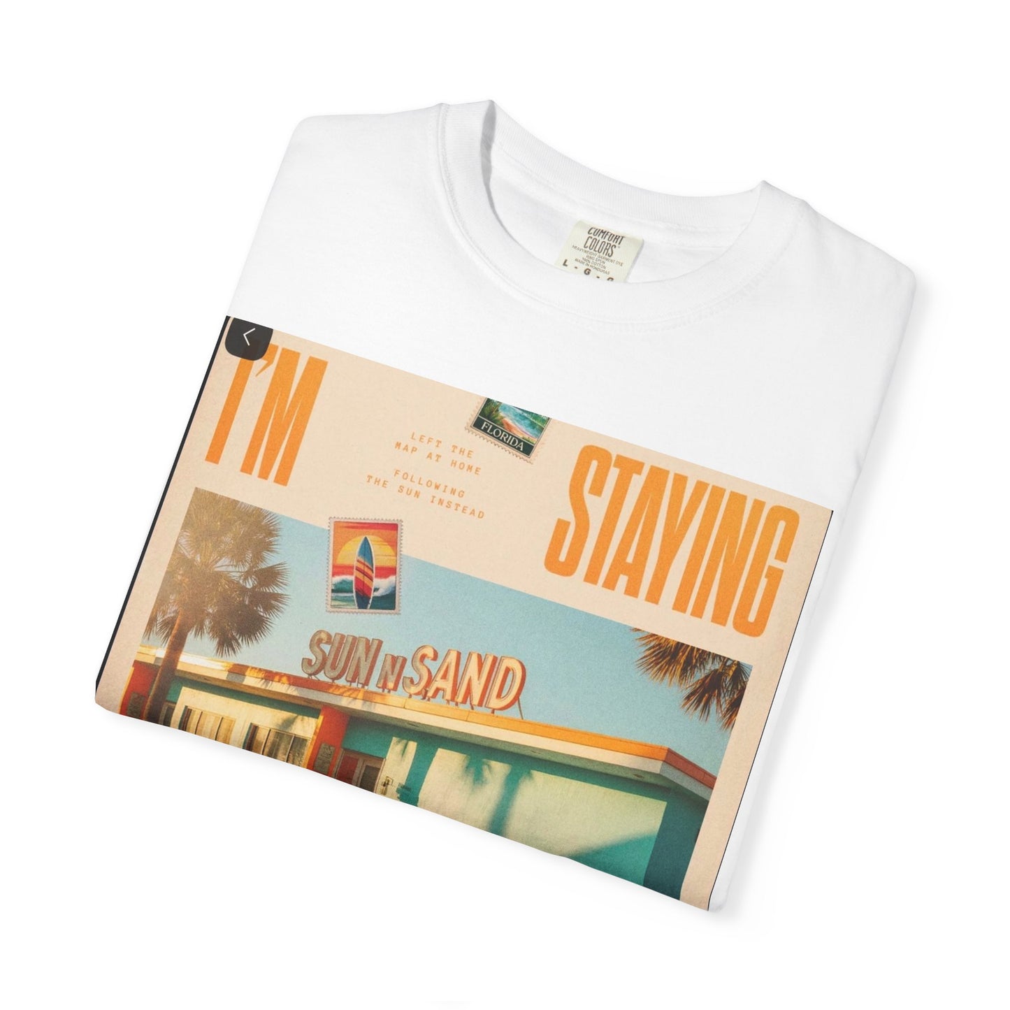 Weekend Staycation Vintage T-Shirt — "I'm Staying the Weekend" Retro Diner Design
