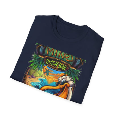 Beach Bar Vibes Unisex Softstyle T-Shirt - Perfect for Summer Fun and Relaxation