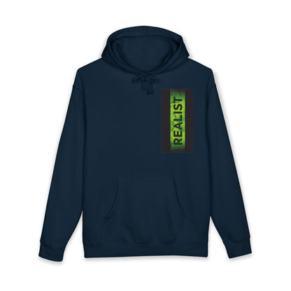 Realist Ghost Hoodie — Neon Yellow Graphic Pullover