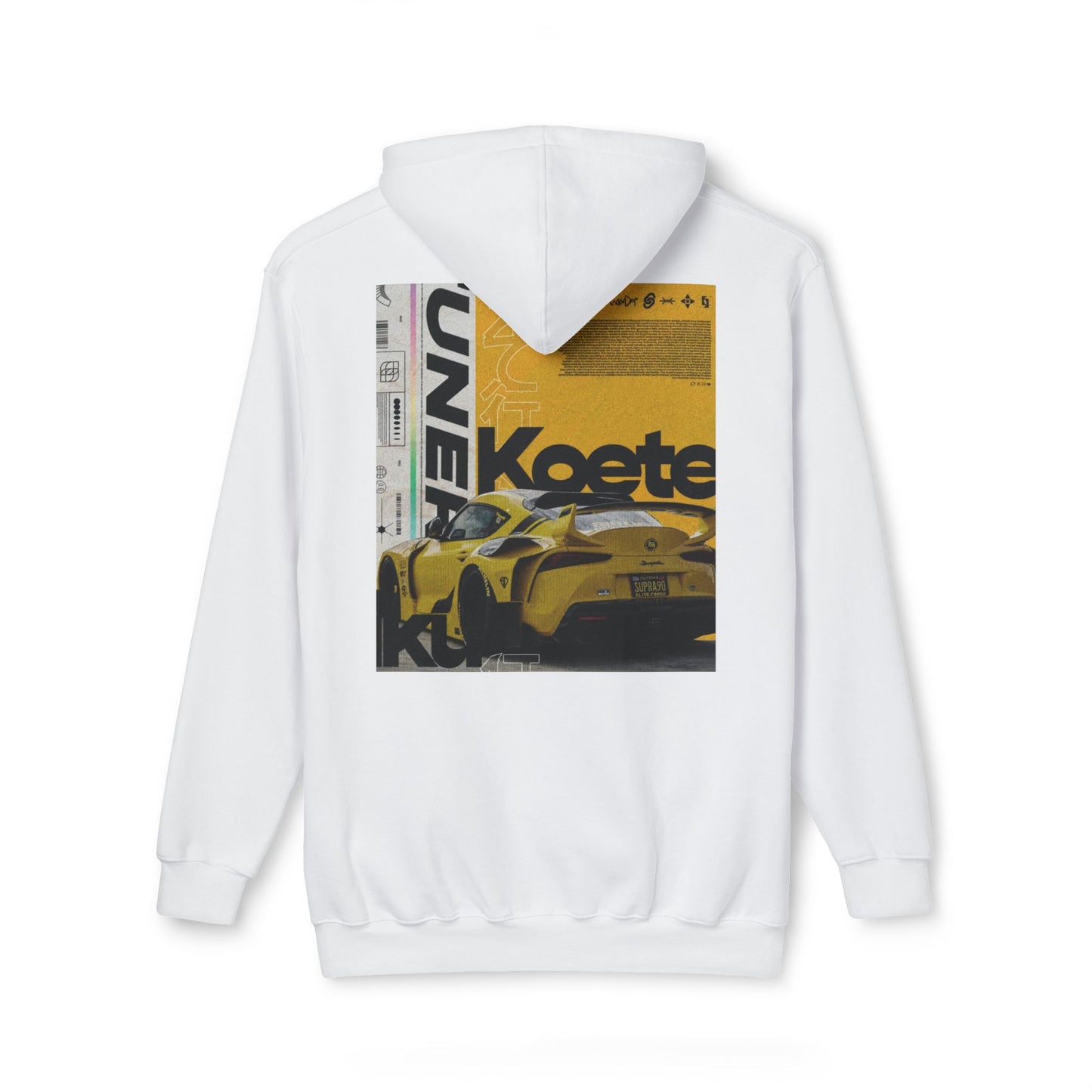 Unisex Hooded Sweatshirt with Car Graphic - Perfect for Automobiles Enthusiasts