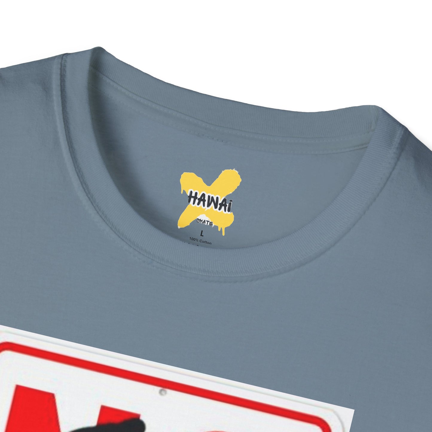 No Skateboarding Funny Unisex T-Shirt - City Police Sign Design