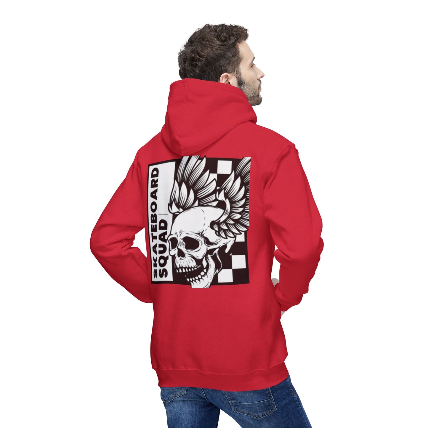 Skateboard Hoodie, Cool Streetwear Sweatshirt, Graphic Pullover for Skaters, Unisex Casual Wear, Gift for Skate Lovers