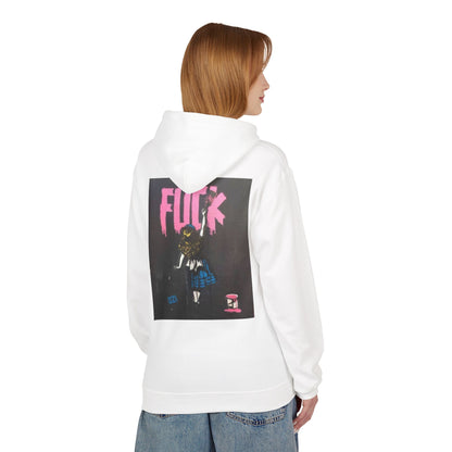 Street Art Inspired Unisex Fleece Hoodie - Bold Design for Creative Souls
