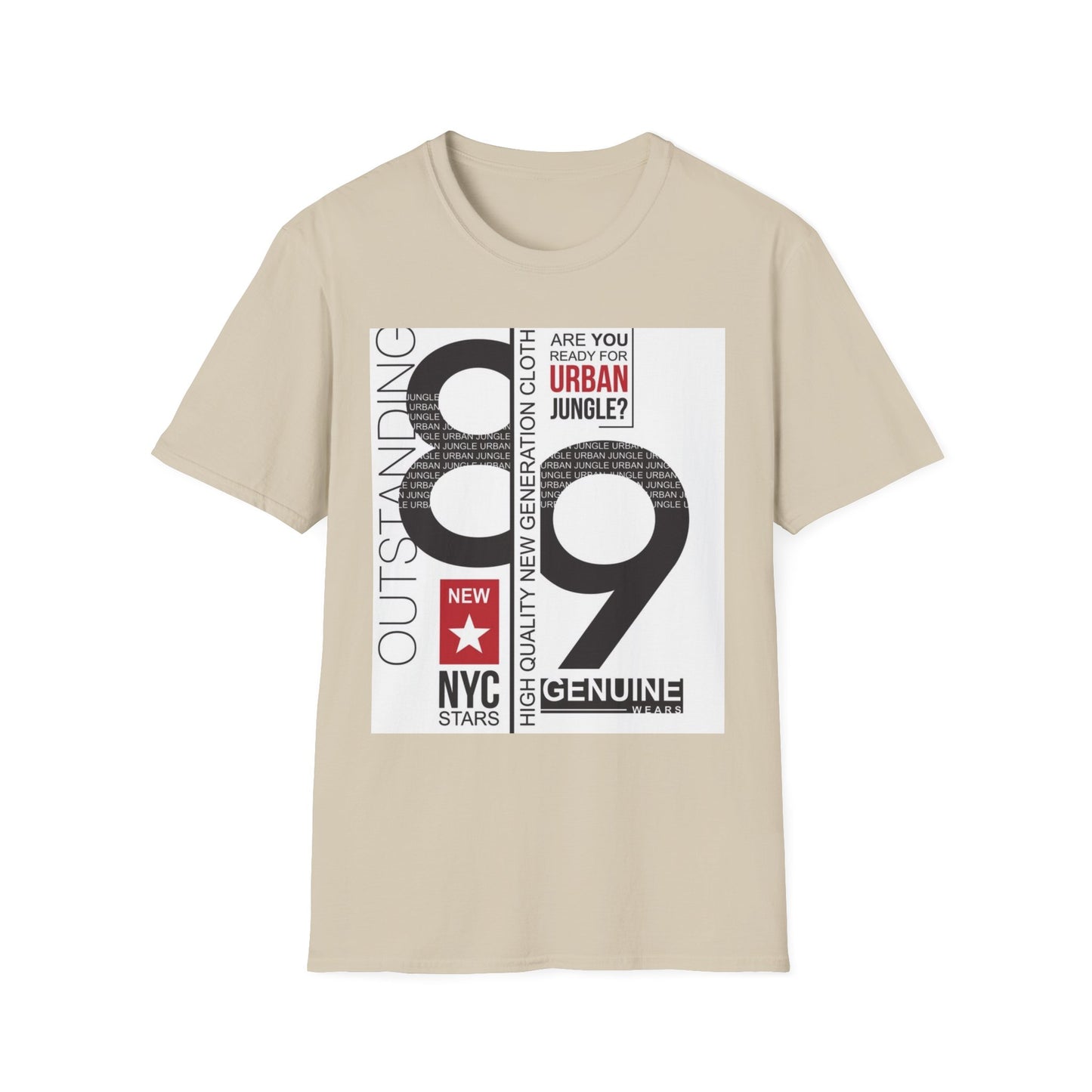 Urban Jungle Graphic T-Shirt, Unisex Tee, Casual Wear, Street Style, Gift for Him or Her, Comfortable Everyday Shirt