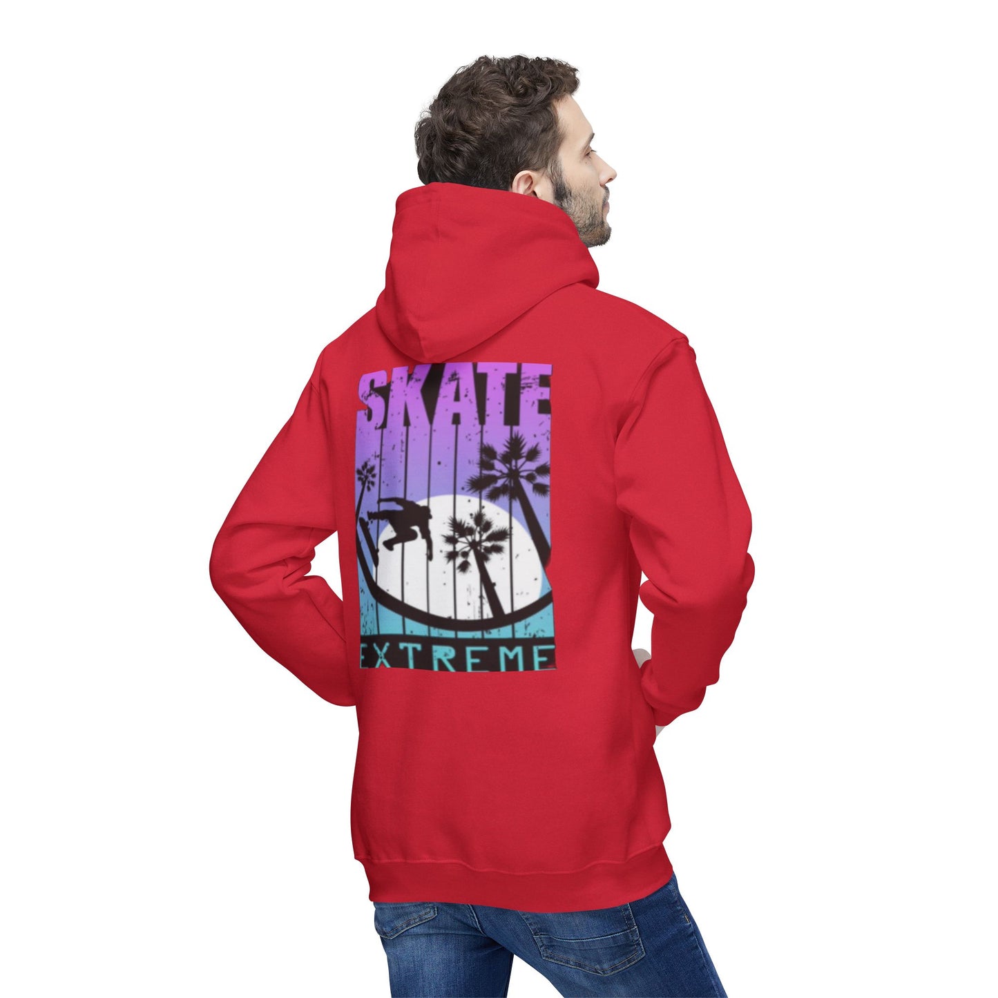 Unisex Hooded Sweatshirt - Extreme Smile Design, Perfect for Casual Adventures