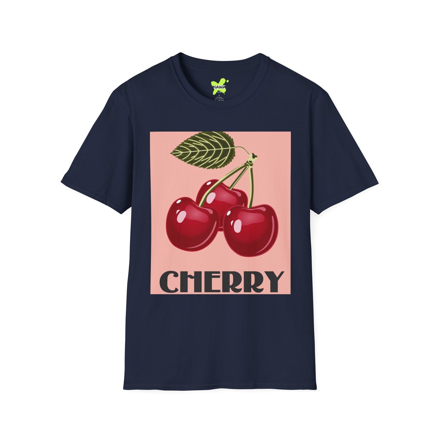 Retro Cherry Graphic T-Shirt for Fruit Lovers