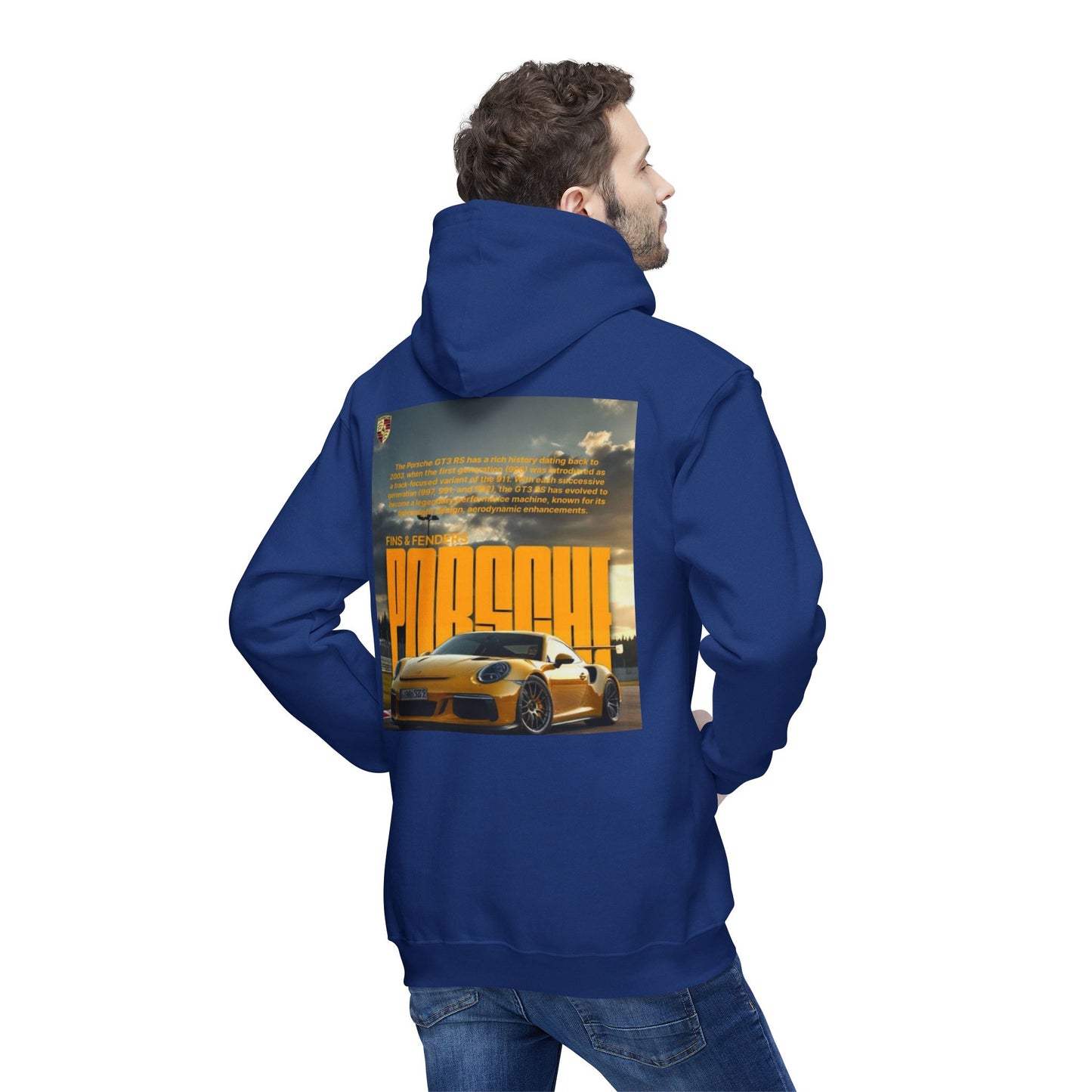 Unisex Hooded Sweatshirt - Porsche Fins & Fenders Collection