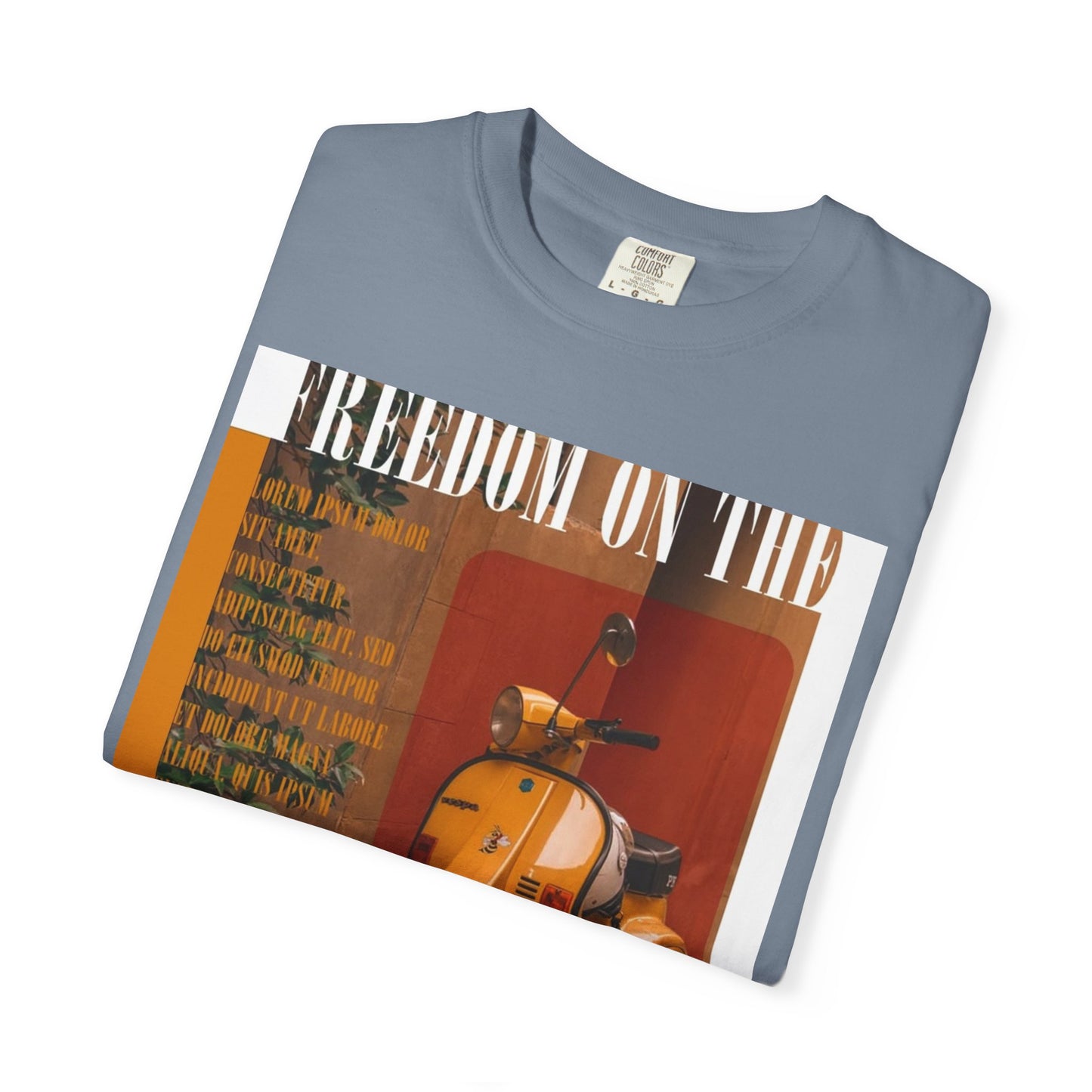 Vintage Vespa 'Freedom on the Road' T-Shirt