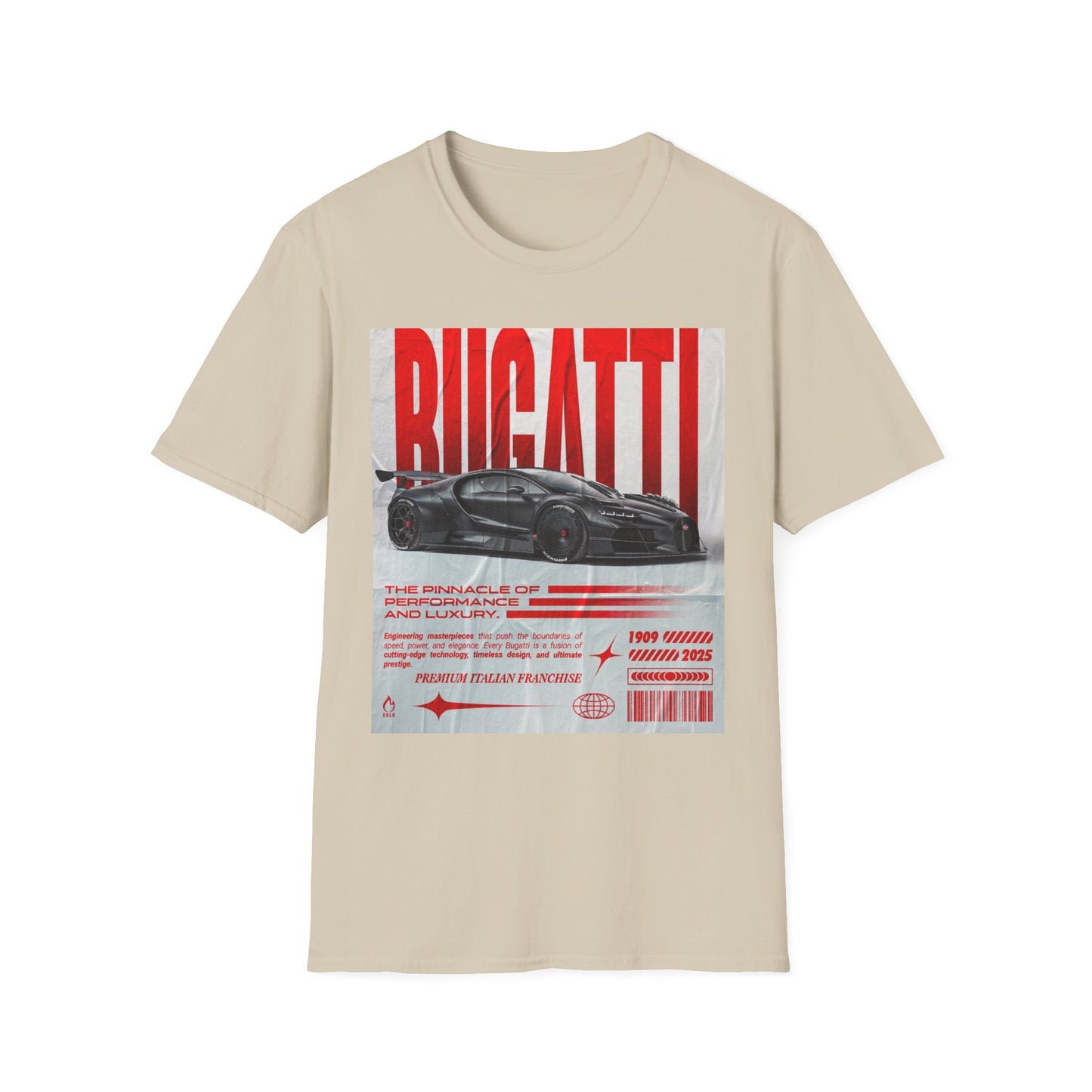 Luxury Bugatti Unisex T-Shirt - Performance & Style