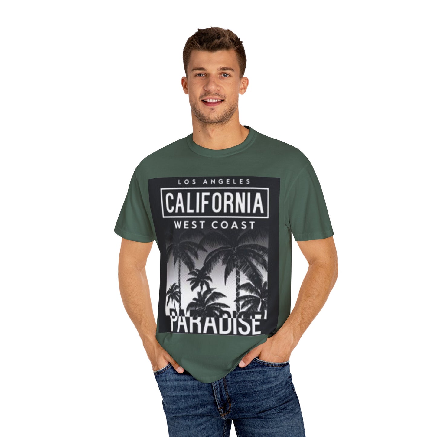 West Coast Paradise T-Shirt, Unisex Graphic Tee, California Style Shirt, Summer Vibes Top, Beachwear, Travel Souvenir