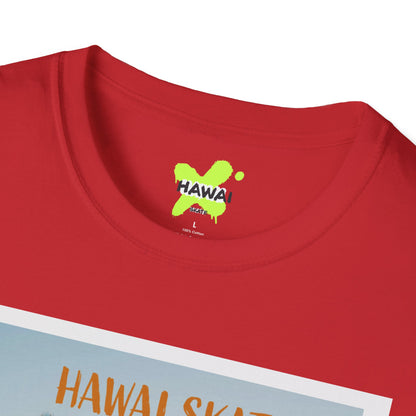 Hawaii Skate LA Unisex Softstyle T-Shirt – Grand Re-Opening Retro Vibe