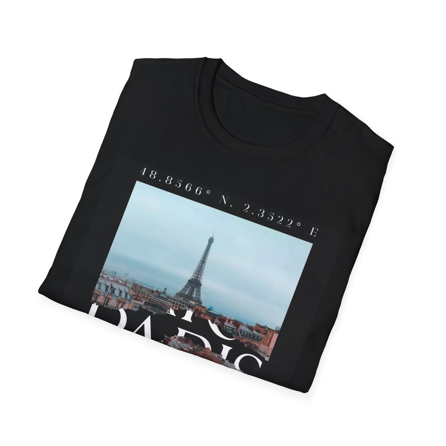 Paris Eiffel Tower Photo Tee — "Paris Paris" Graphic T-Shirt