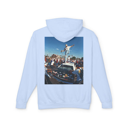 Unisex Lightweight Hooded Sweatshirt - Retro Street Vibe Graphic