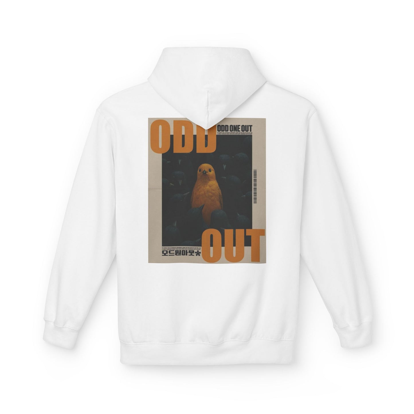 Unisex Fleece Hoodie - "Odd One Out" Design