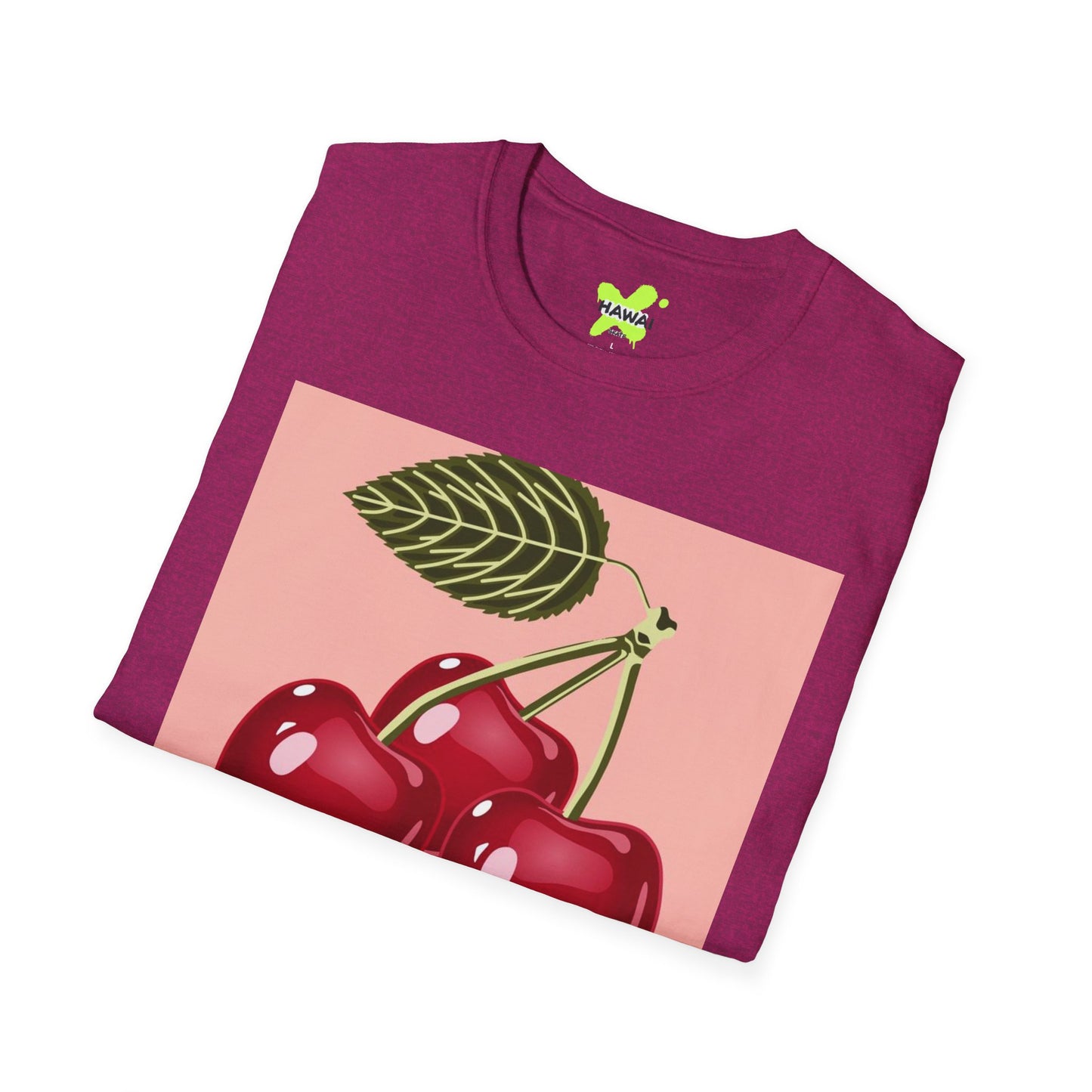 Retro Cherry Graphic T-Shirt for Fruit Lovers