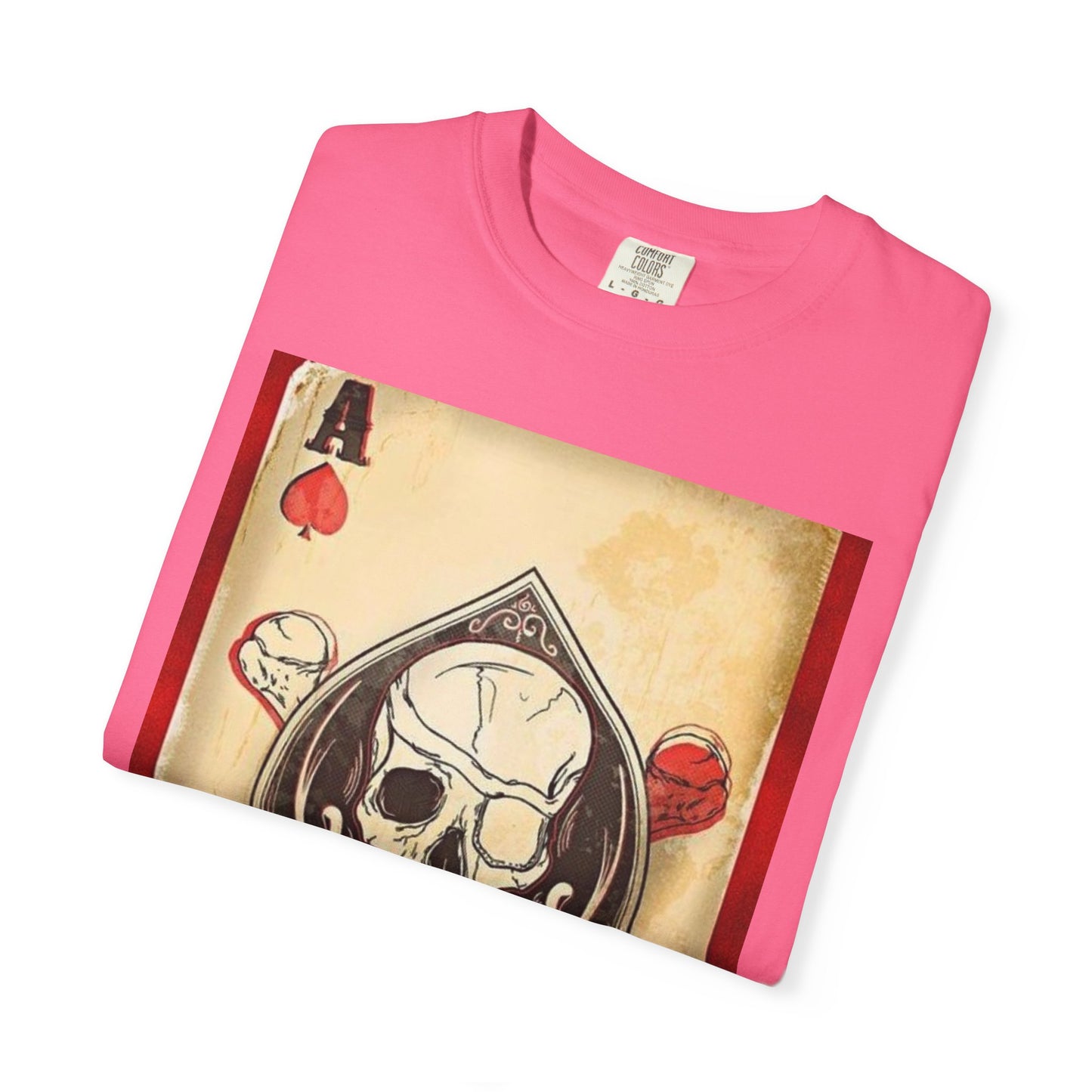 Vintage Skull & Ace of Spades Unisex T-Shirt - Perfect for Gamers and Rock Fans