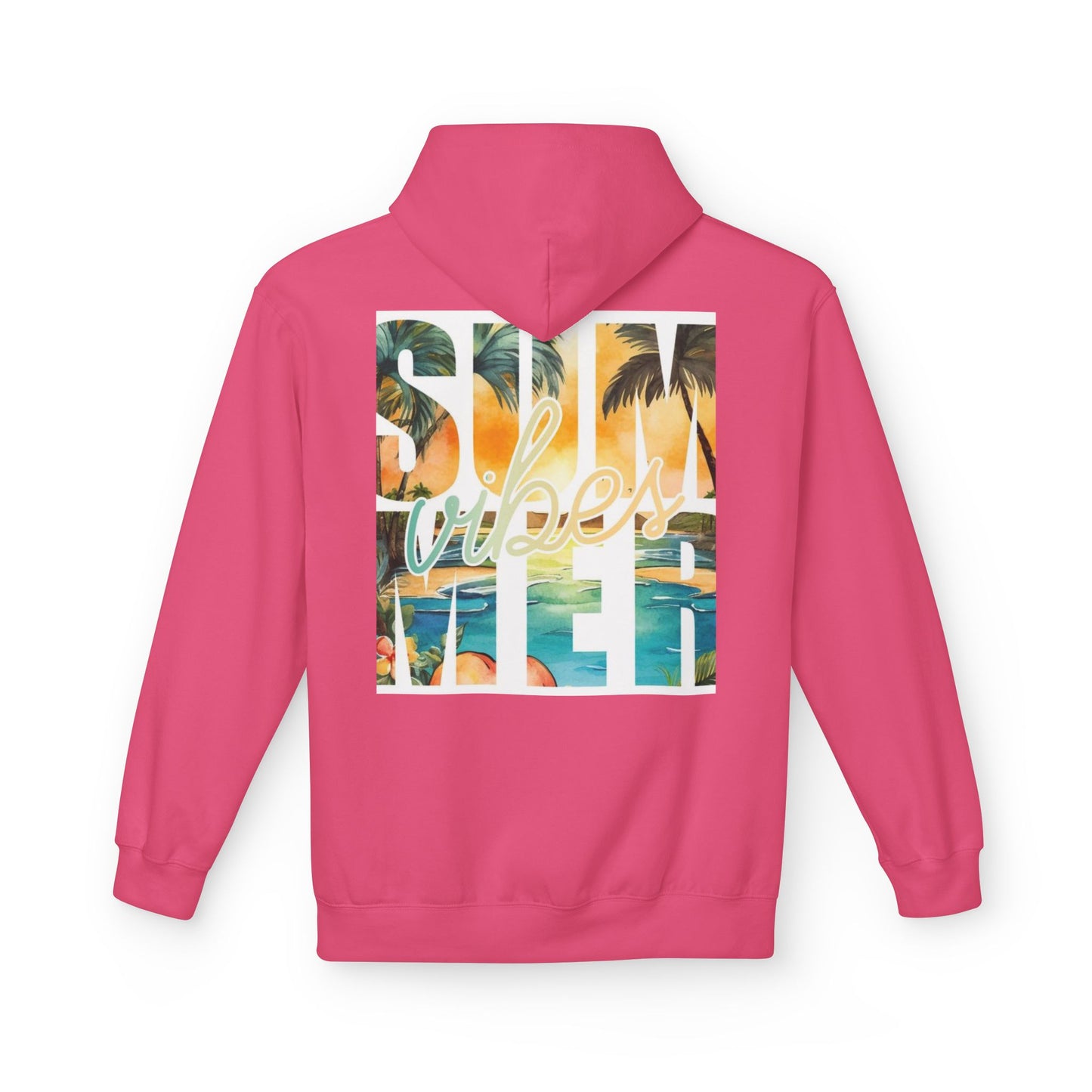 Summer Vibes Unisex Fleece Hoodie