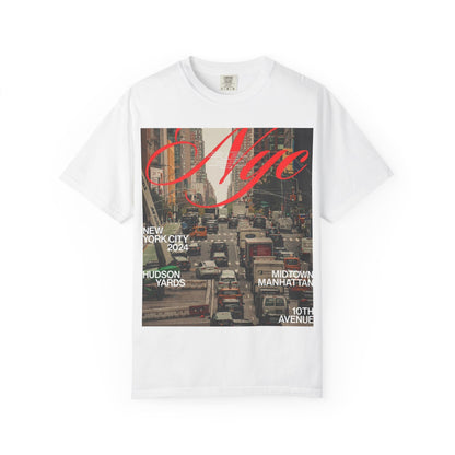 NYC Traffic Photo Tee — Midtown Manhattan Hudson Yards Graphic T-Shirt