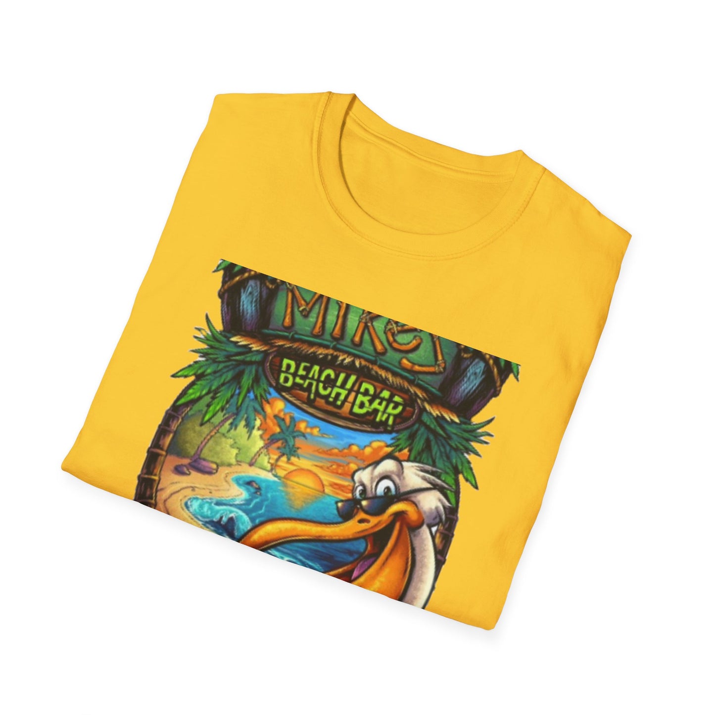 Beach Bar Vibes Unisex Softstyle T-Shirt - Perfect for Summer Fun and Relaxation