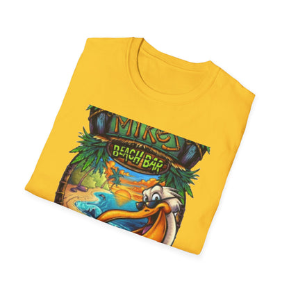 Beach Bar Vibes Unisex Softstyle T-Shirt - Perfect for Summer Fun and Relaxation