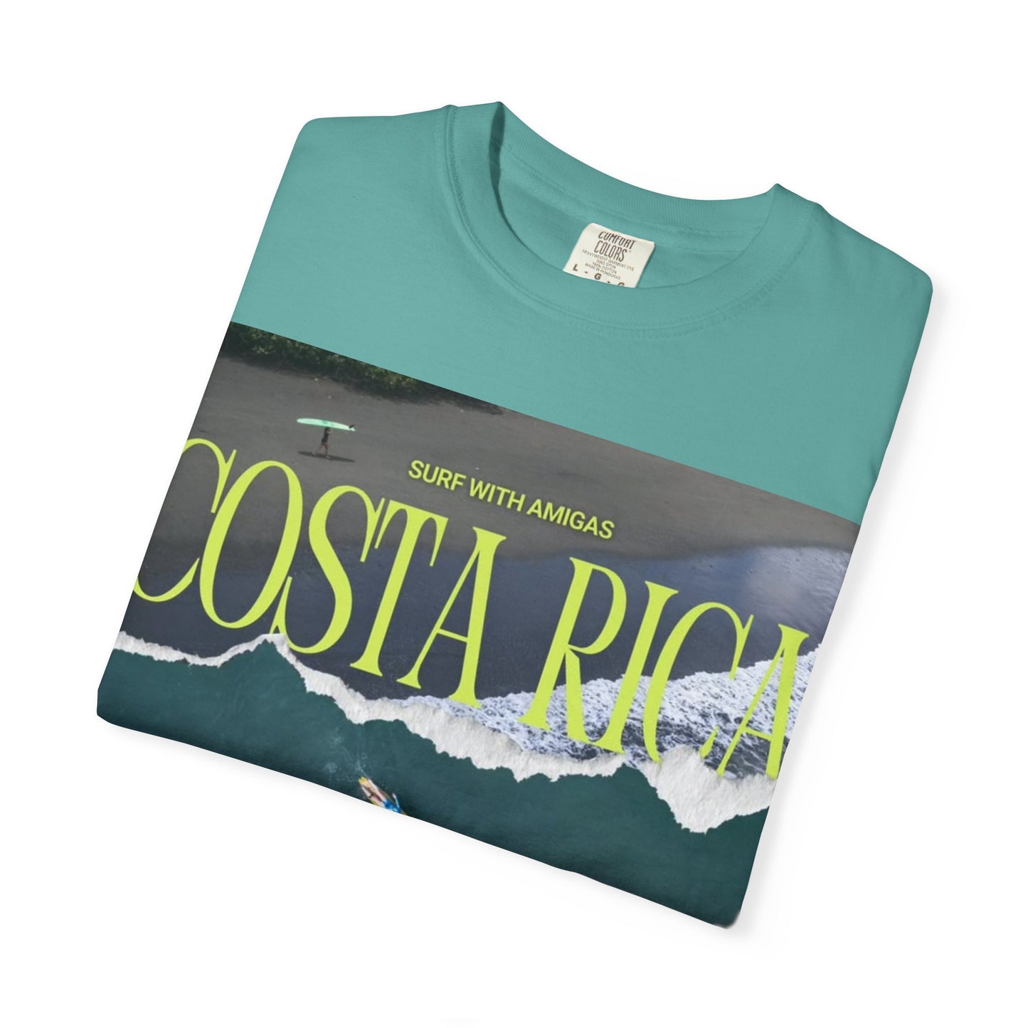 Costa Rica Surf T-Shirt — Aerial Wave & Surfers Graphic Tee