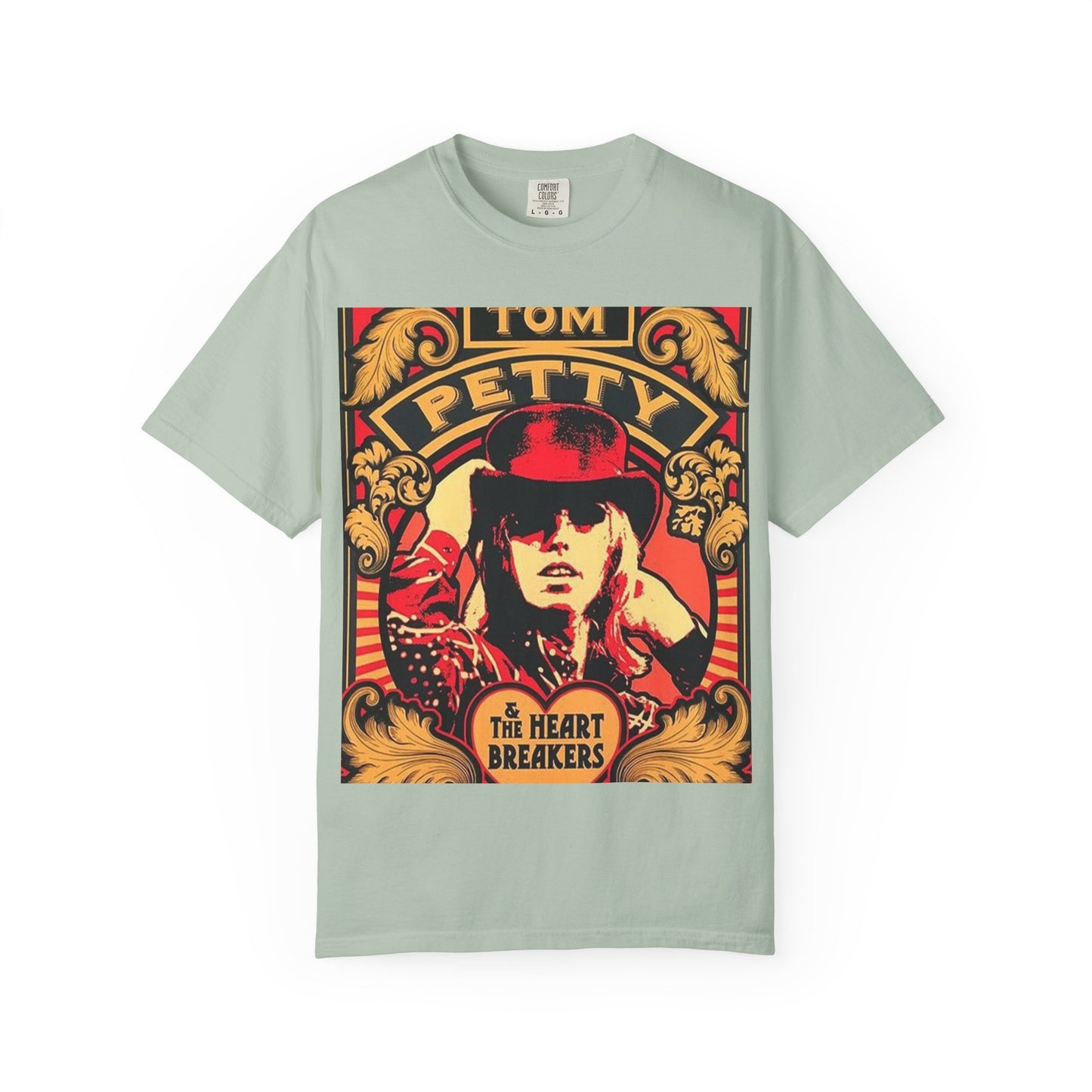 Vintage Rock Tee - Tom Petty Inspired Unisex Garment-Dyed T-shirt, Music Lover Gift, Casual Style, Band Merch, Retro Apparel