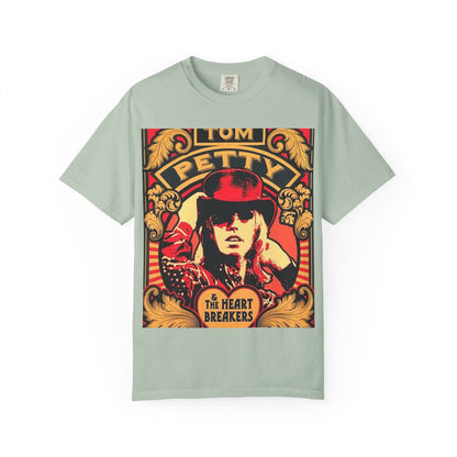 Vintage Rock Tee - Tom Petty Inspired Unisex Garment-Dyed T-shirt, Music Lover Gift, Casual Style, Band Merch, Retro Apparel