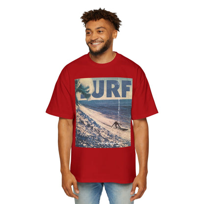 Surf Vintage Photo Tee — Men's Oversized Surf Graphic T-Shirt